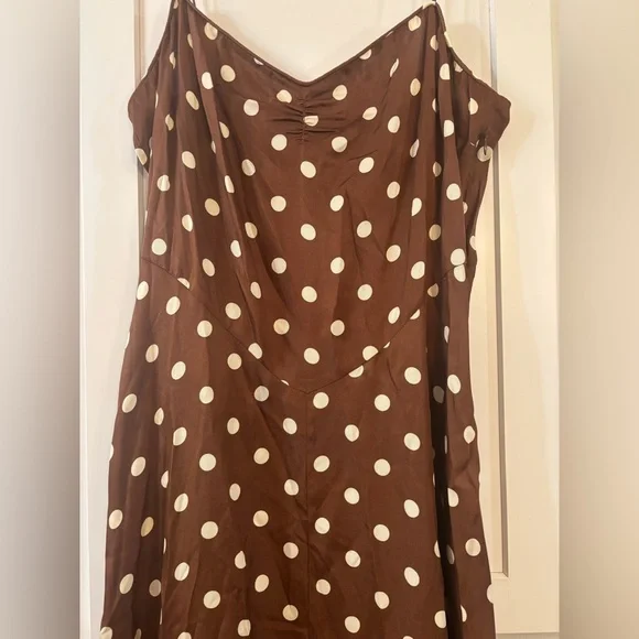 new Doen Lorraine polka dot silk blend slip midi dress in Georgine is  available for purchase on au PAY Market - Imported Goods Online Store  Co.Ltd. | au PAY Market - Online